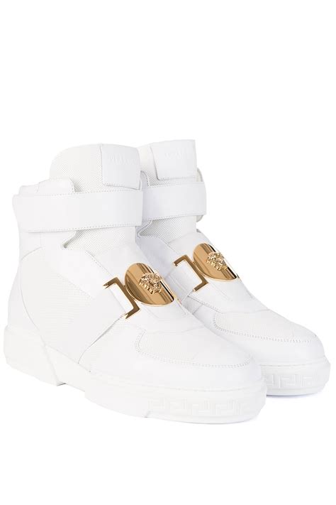 versace jeans high tops|versace high top sneakers white.